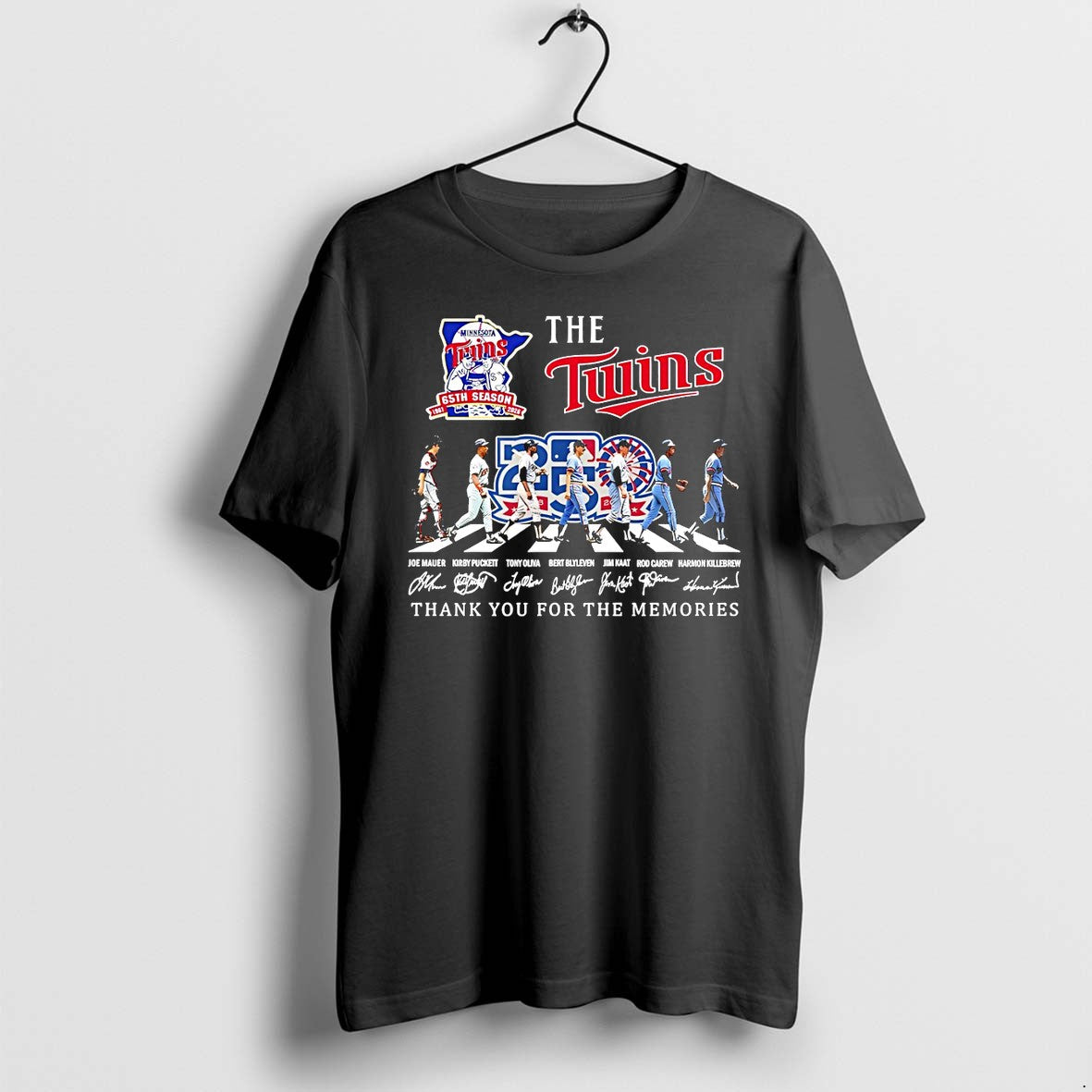 Original The Minnesota Twins Thank You For The Memories Abbey Road Signatures Tshirts Unisex , , , Long Sleeve Tee