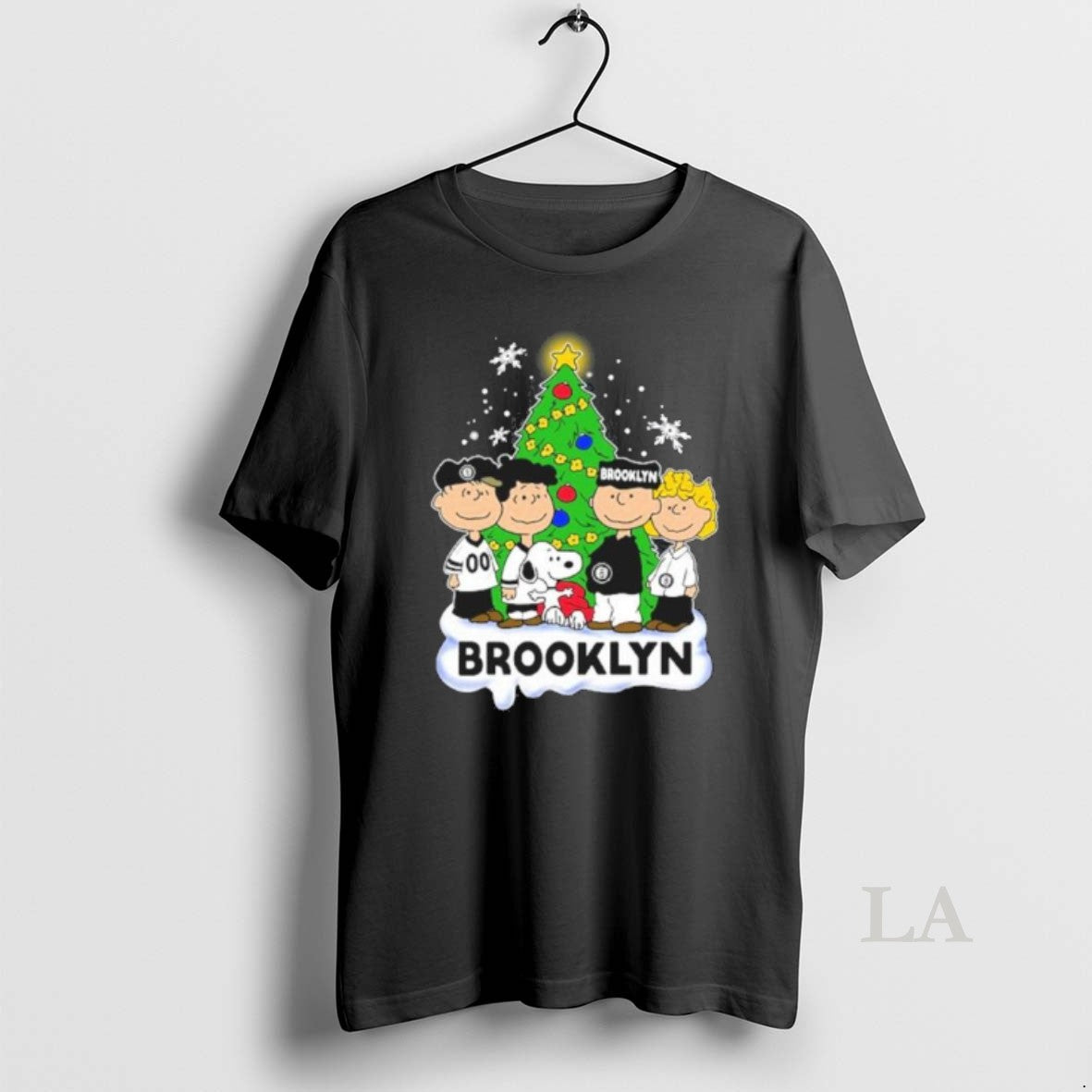 Original The Peanuts Brooklyn Nets Merry Christmas