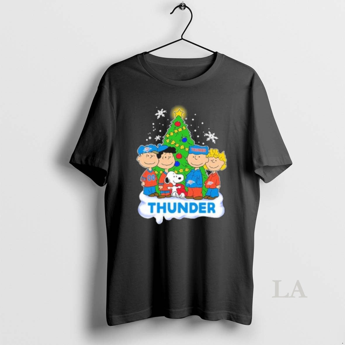 Original The Peanuts Oklahoma City Thunder Merry Christmas