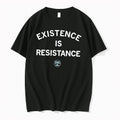 Original Trans Up Front Existence Is Resistance Tee Tshirts Jpg Unisex , , , Long Sleeve Tee
