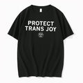 Original Trans Up Front Protect Trans Joy Tee Tshirts Jpg Unisex , , , Long Sleeve Tee