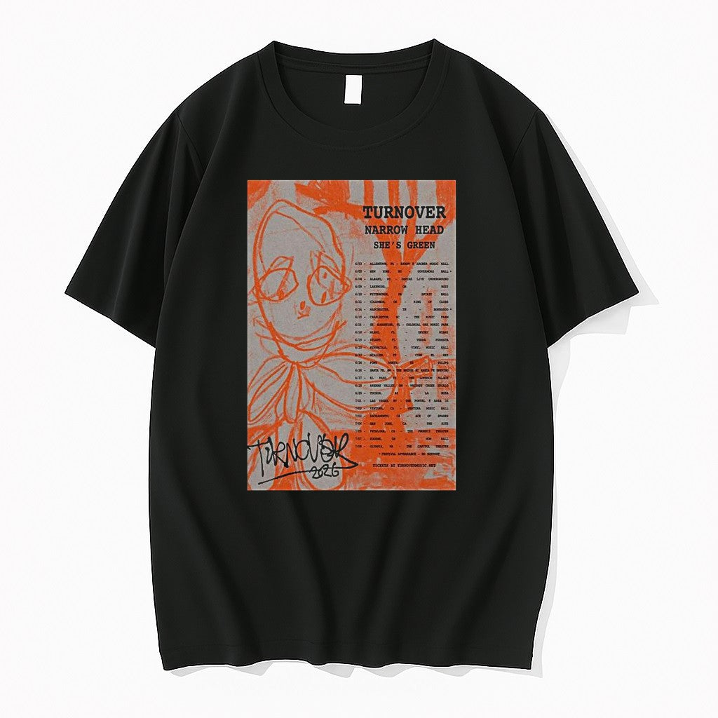 Original Turnover Tour June July 2026 Signed 1 Tshirts Jpg Unisex , , , Long Sleeve Tee
