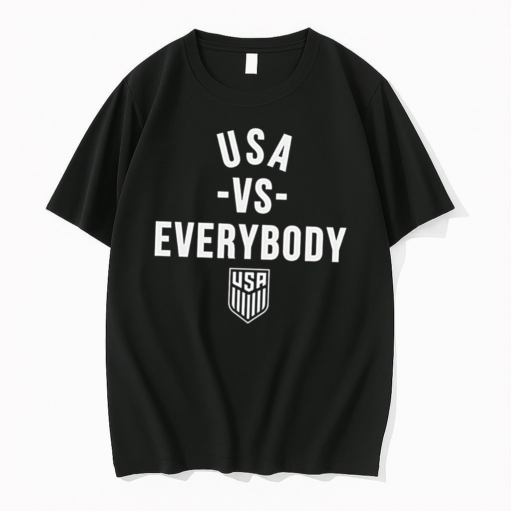 Original Us Soccer Vs Everybody Logo Tee Tshirts Jpg Unisex , , , Long Sleeve Tee