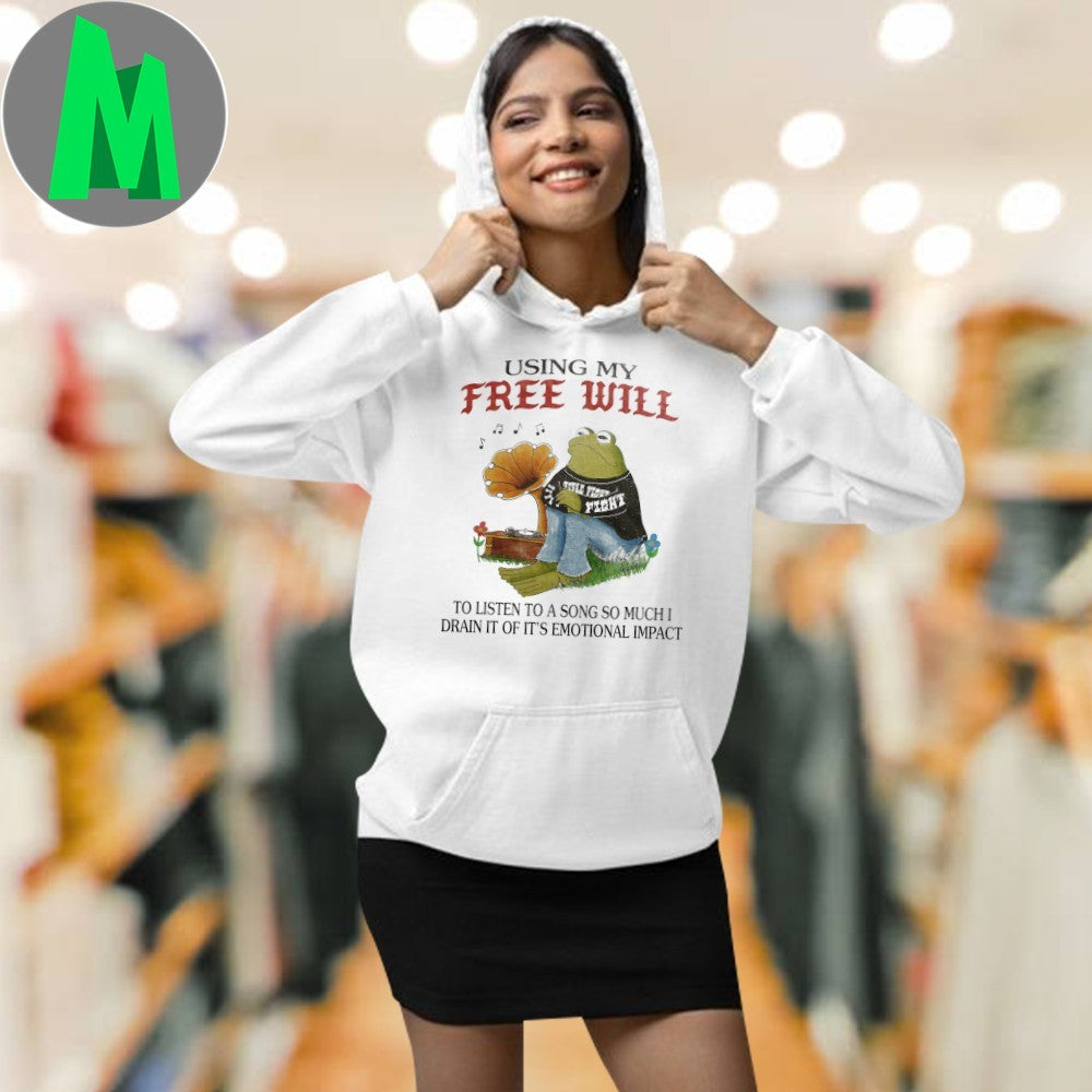 Original Using My Free Will Frog & Gramophone T-Shirt
