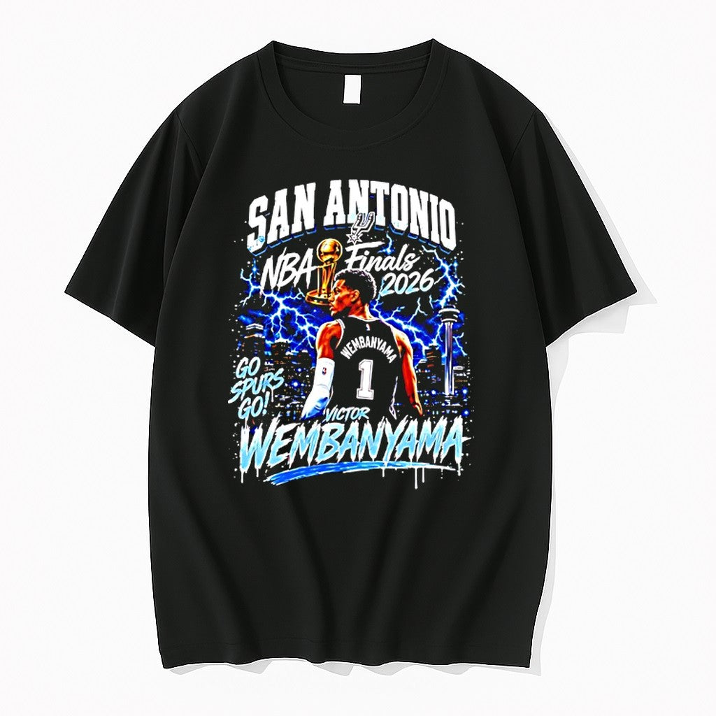 Original Victor Wembanyama San Antonio Spurs Nba Finals 2026 Go Spurs Go Tshirts Unisex , , , Long Sleeve Tee