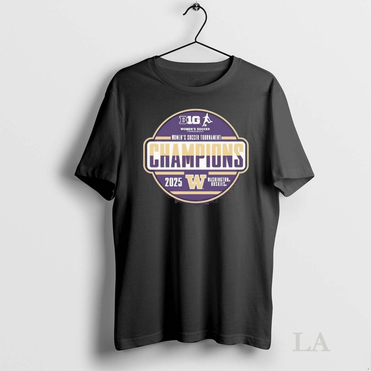 Original Washington Huskies 2025 Big Ten Womens Soccer Tournament Champions Locker Room