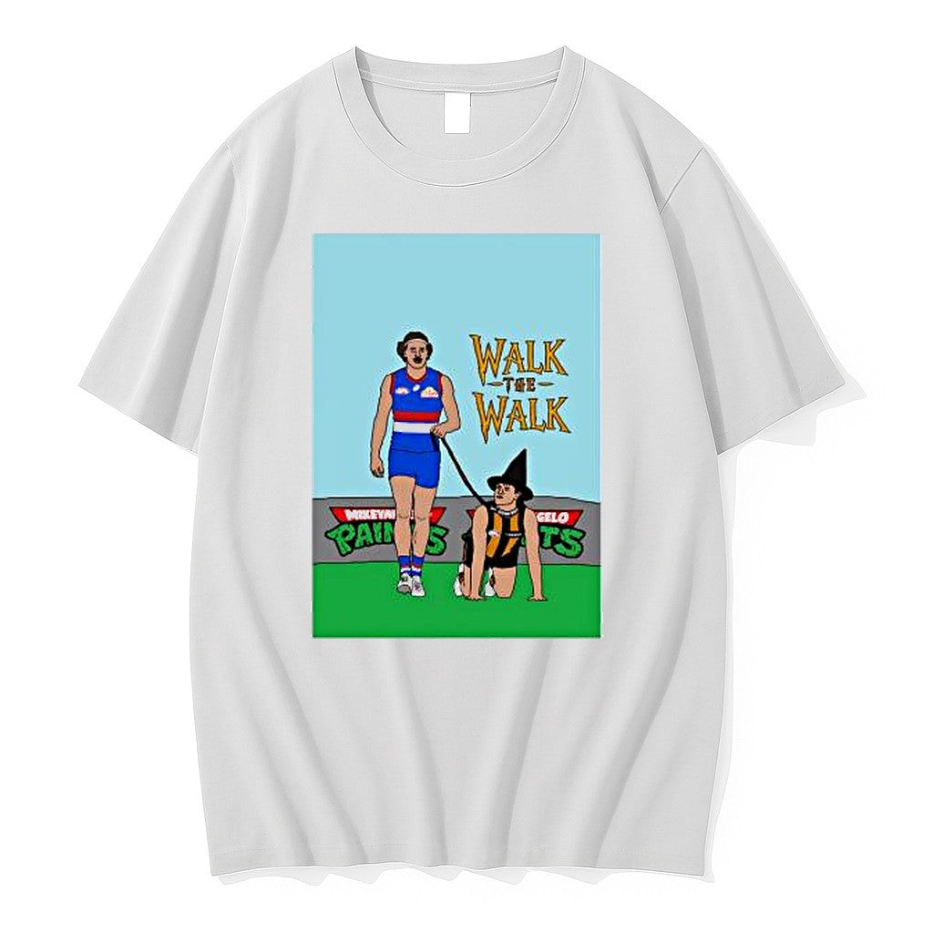 Original Western Bulldogs Walk The Walk Tshirts Jpg Unisex , , , Long Sleeve Tee