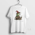 Original Whimsical Wizard Frog Off To Cause A Kerfuffle