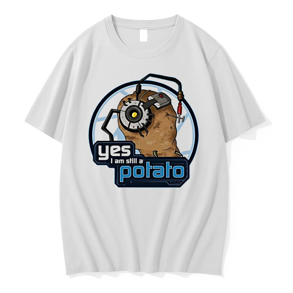 Original Yes I Am Still A Potato Glados Portal Tshirts Jpg Unisex , , , Long Sleeve Tee