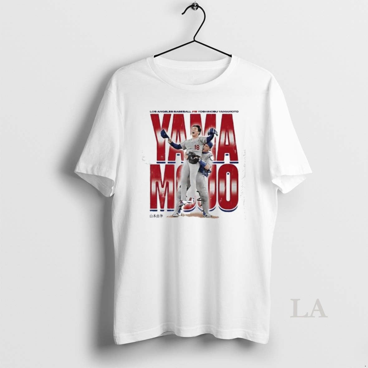 Original Yoshinobu Yamamoto Los Angeles Baseball Yama Mojo Vintage