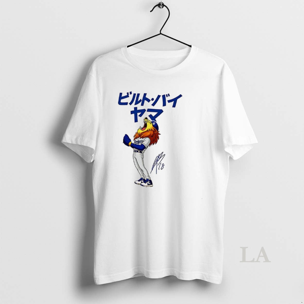 Original Yoshinobu Yamamoto Mvp 2025 Dodgers Anime Lion Signature