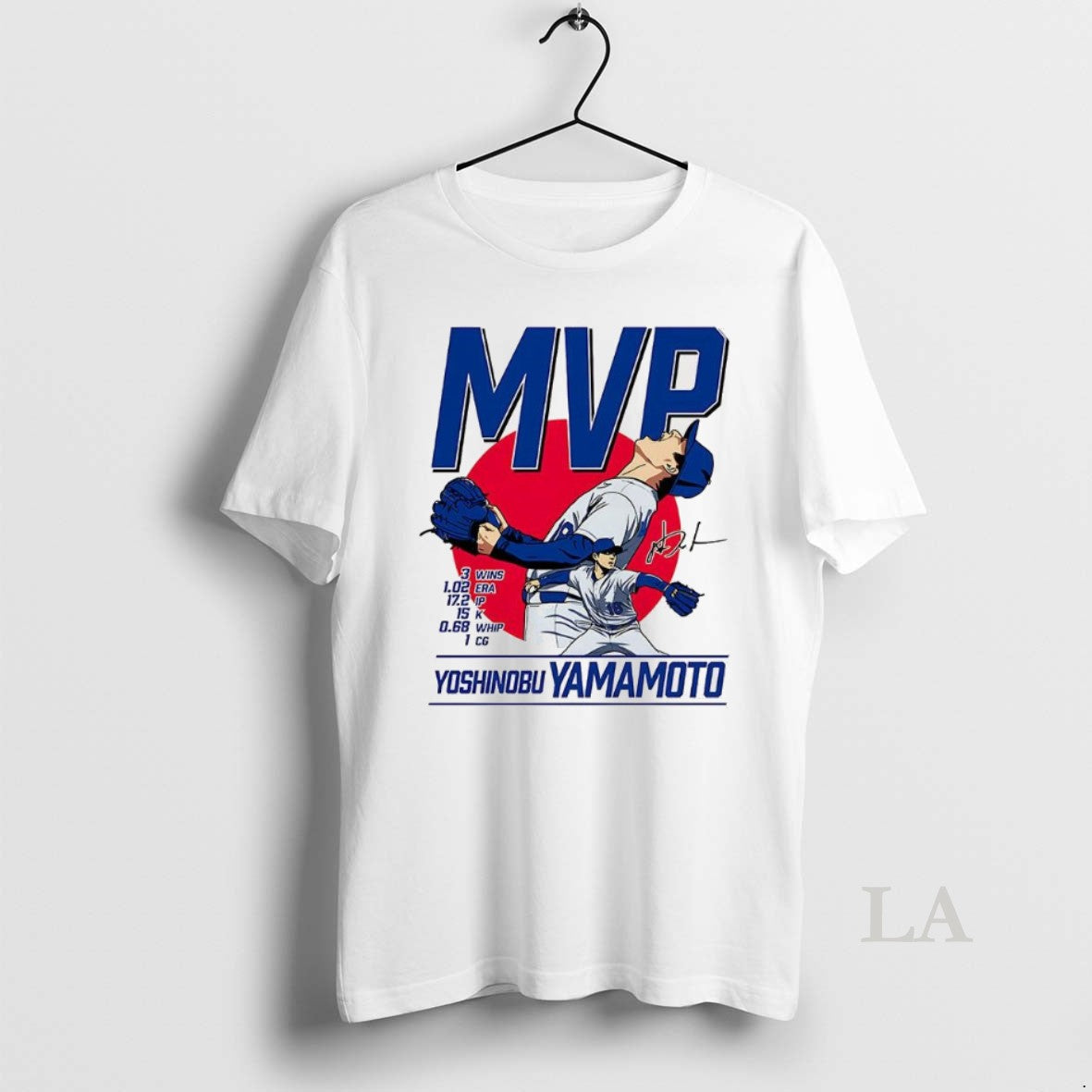Original Yoshinobu Yamamoto World Series 2025 Mvp Sun Signature
