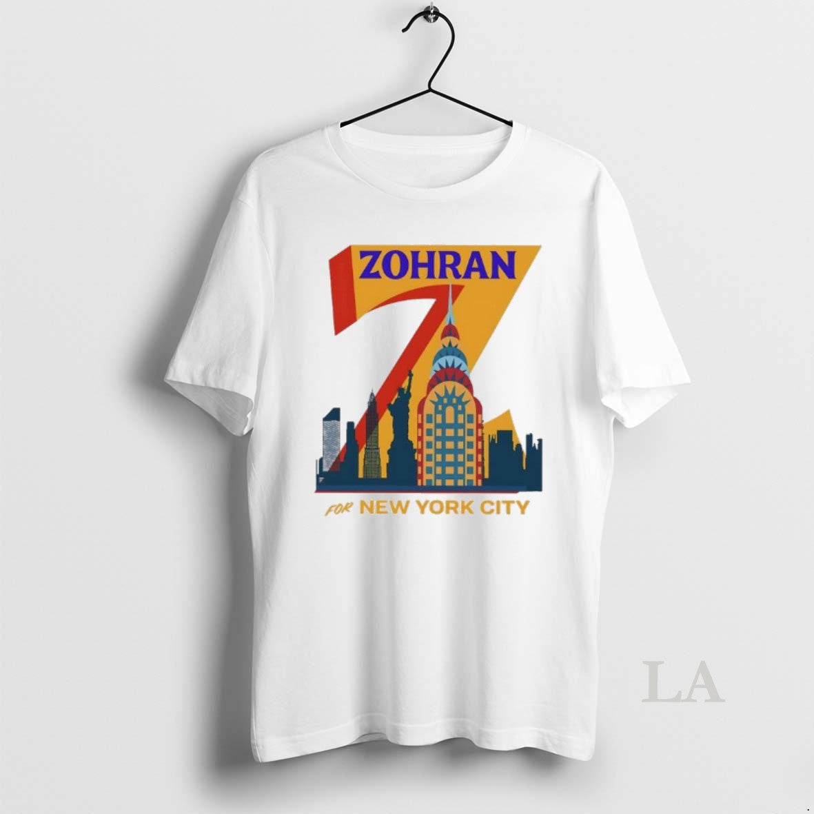 Original Zohran Mamdani Zohran For New York City Skyline Graphic
