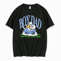 Original Oy Dad Skeleton Father And Son Playing On The Grass Black Tshirts Jpg Unisex , , , Long Sleeve Tee