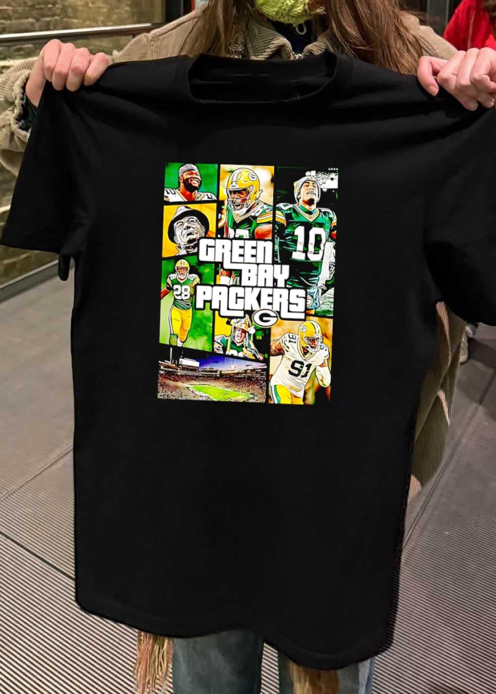 Packers Apparel Green Bay Packers Logo Football Fans Sport T-Shirt