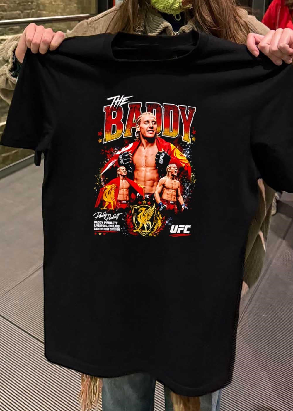 Paddy Pimblett Liverpool FC The Baddy UFC T-Shirt