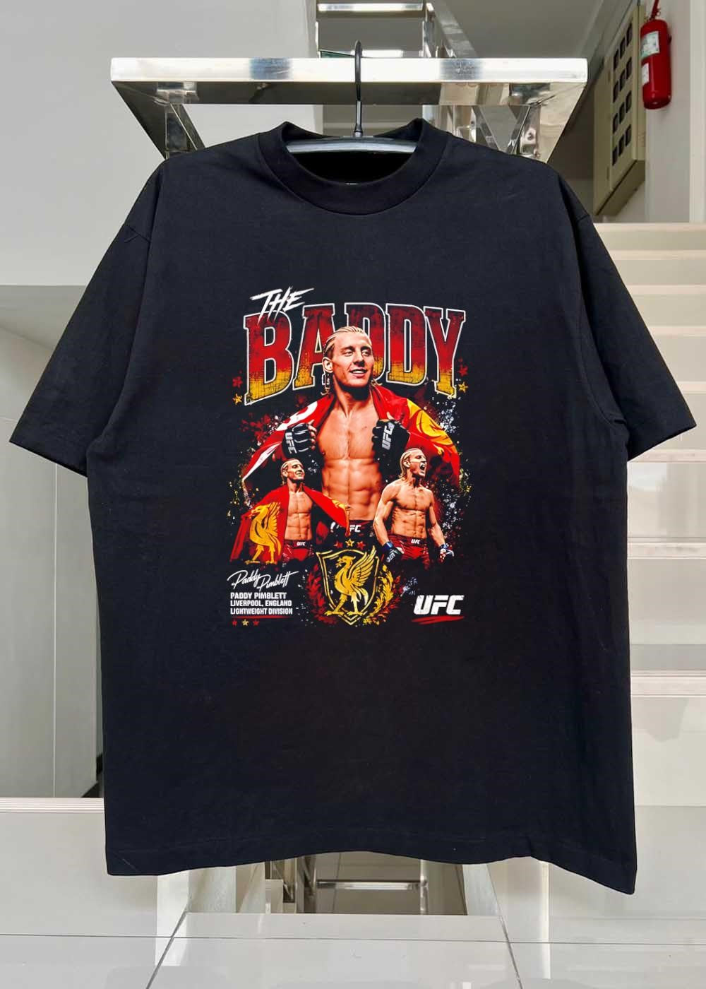 Paddy Pimblett Liverpool FC The Baddy UFC T-Shirt