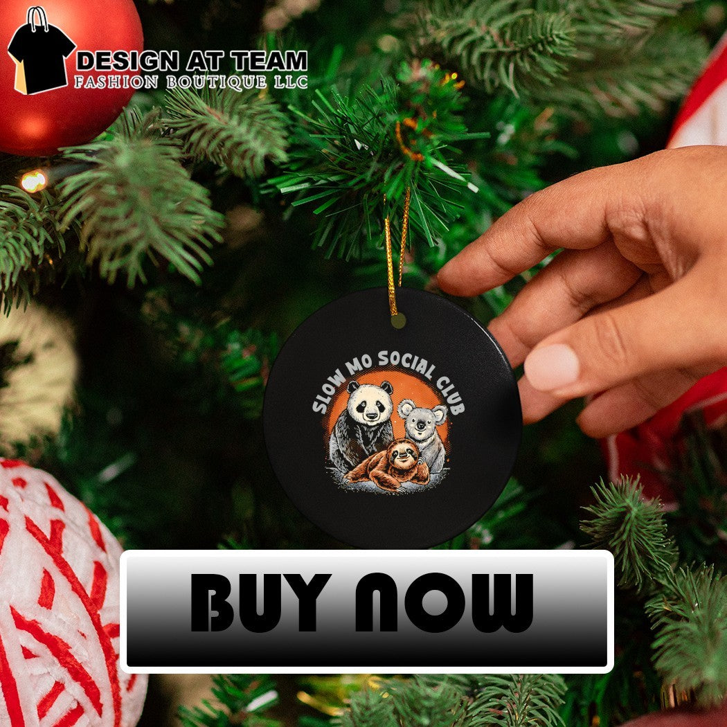 Panda koala and sloth Slow Mo Social Club shirt