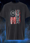Patriotic Apparel 1776 We the People Distressed American Flag T-Shirt