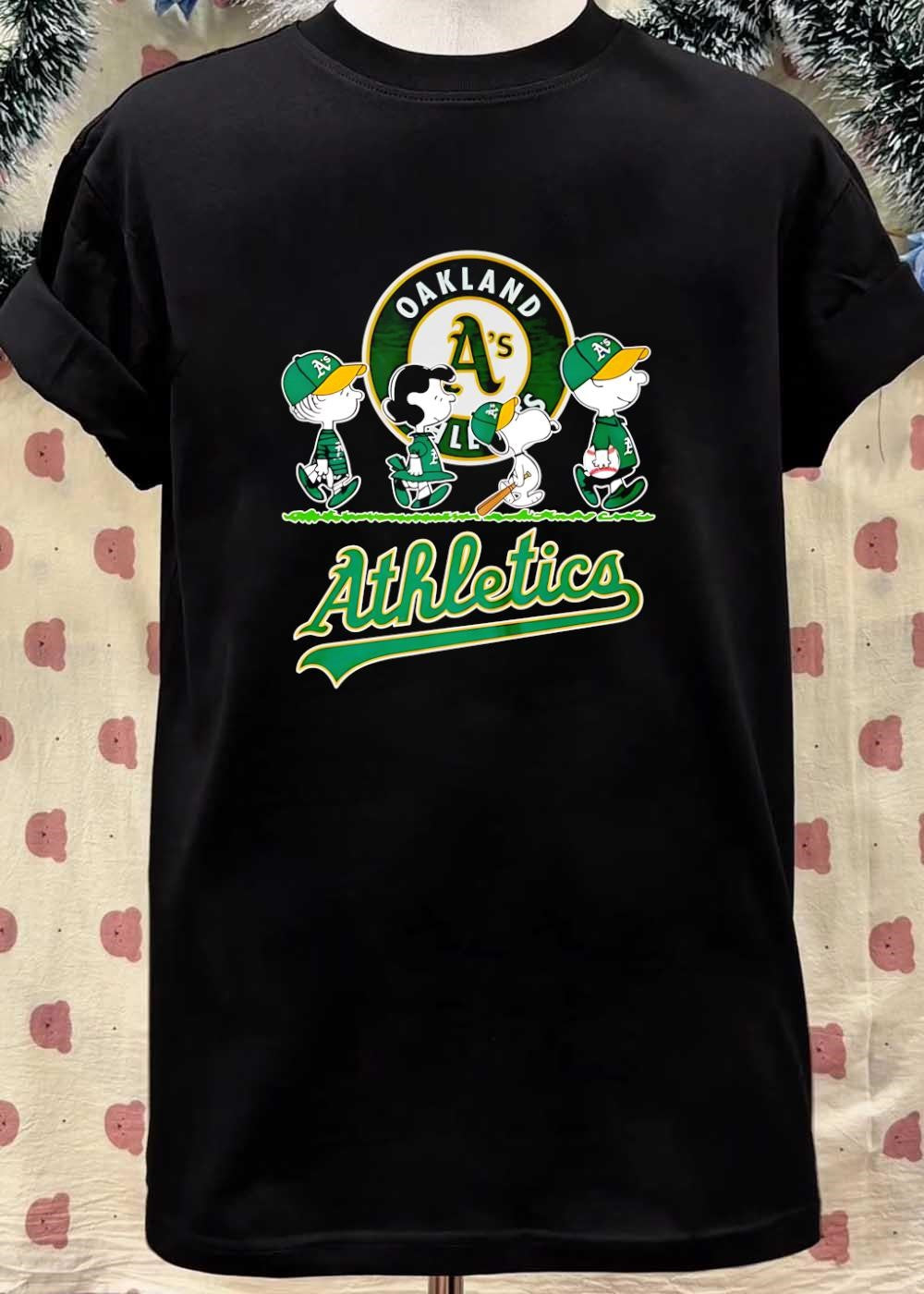 Peanuts Gang Walk Oakland A’s Athletics T-Shirt