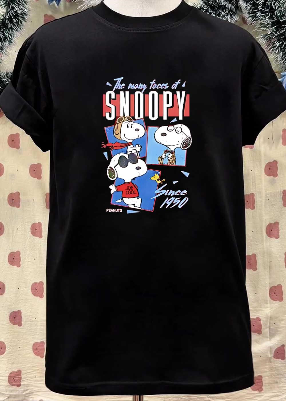 Peanuts The Many Faces of Since 1950 Joe Cool T-Shirt