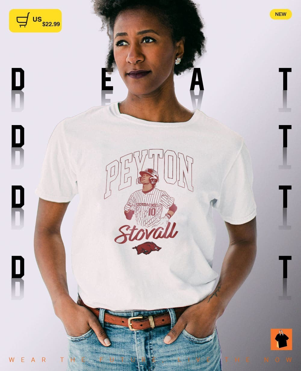Peyton Stovall 10 Arkansas Razorbacks Baseball NCAA 2026 shirt