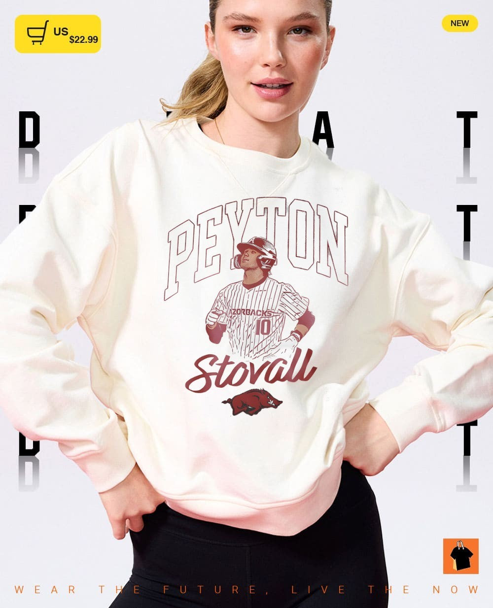 Peyton Stovall 10 Arkansas Razorbacks Baseball NCAA 2026 shirt