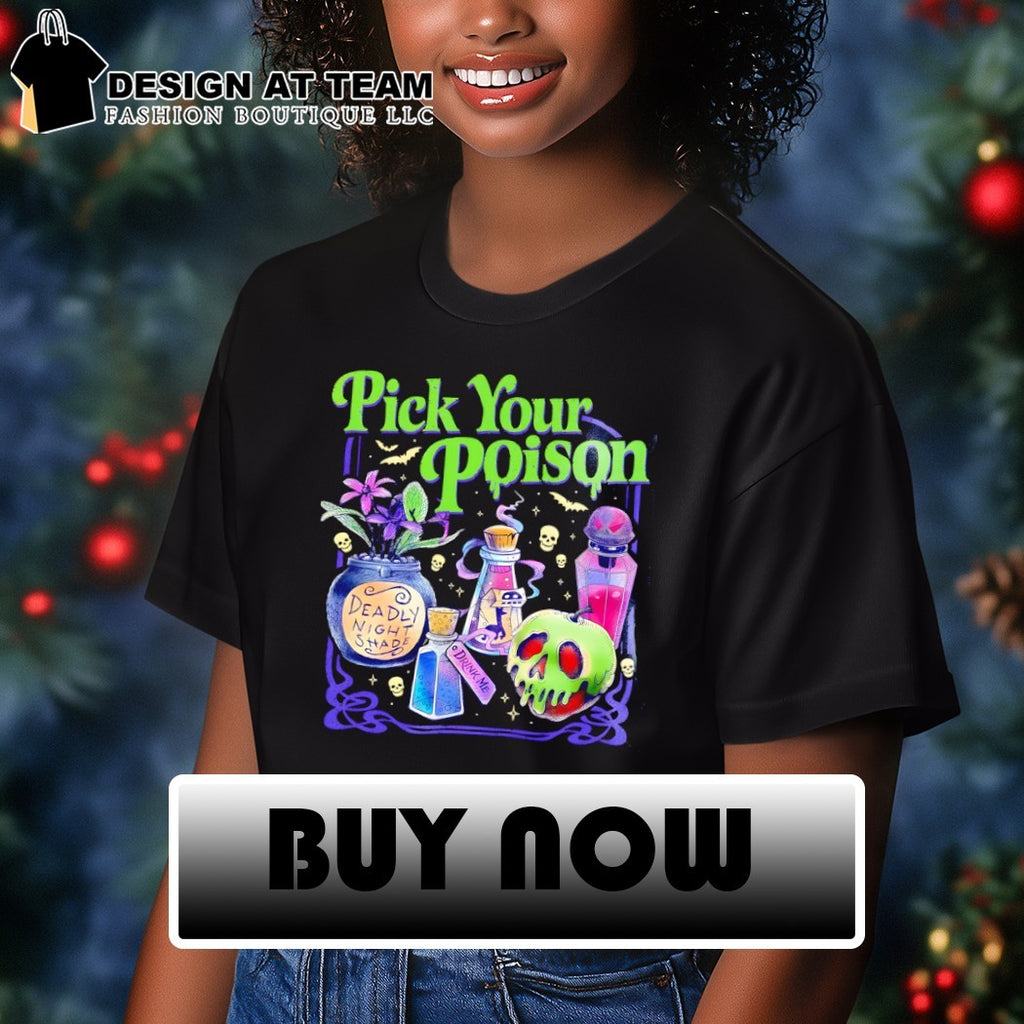 Pick Your Poison Spooky Season Halloween 2026 shirt