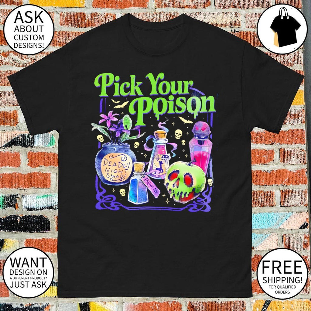 Pick Your Poison Spooky Season Halloween 2026 shirt