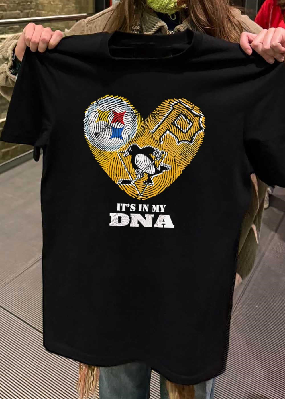Pittsburgh Sports Fan It’s in My DNA Steelers Pirates Penguins shirt