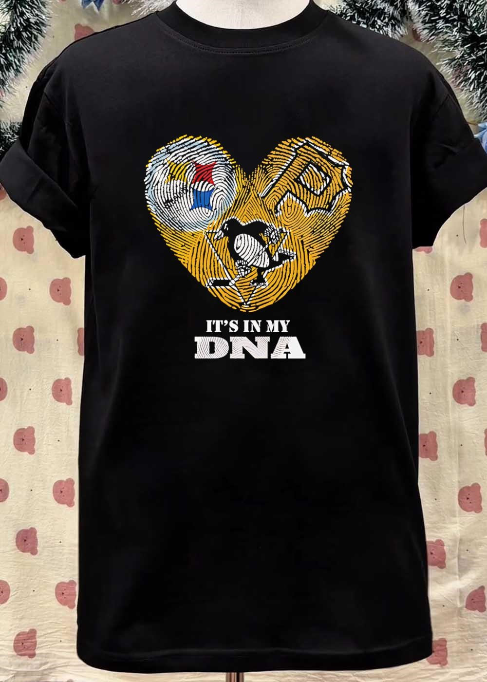 Pittsburgh Sports Fan It’s in My DNA Steelers Pirates Penguins shirt
