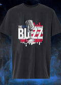 Podcast Merch The Buzz Microphone Graphic T-Shirt