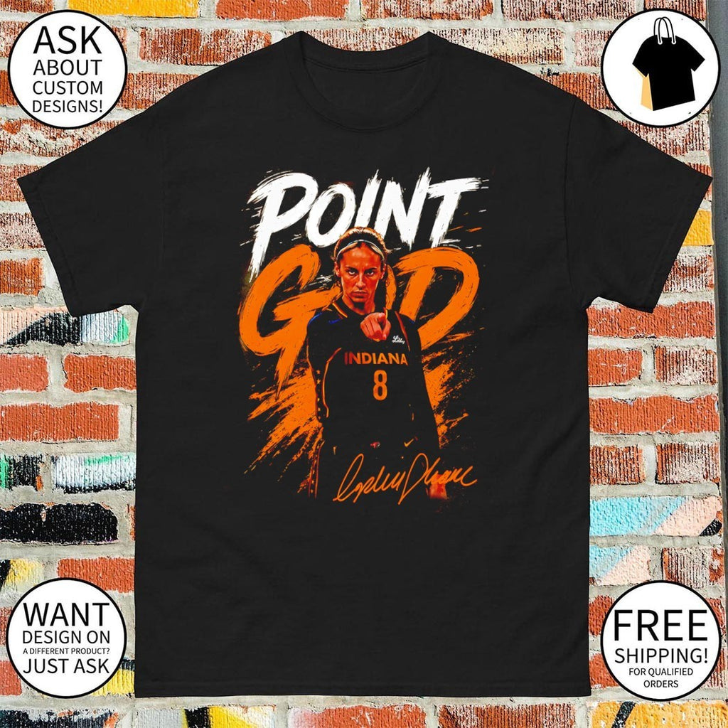 Point God Sophie Cunningham No 8 Indiana Fever Basketball WNBA signature shirt