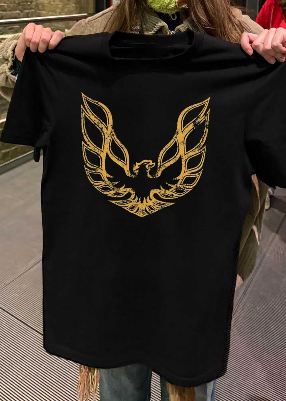 Pontiac Firebird Screaming Chicken Grunge Gold T-Shirt