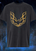 Pontiac Firebird Screaming Chicken Grunge Gold T-Shirt