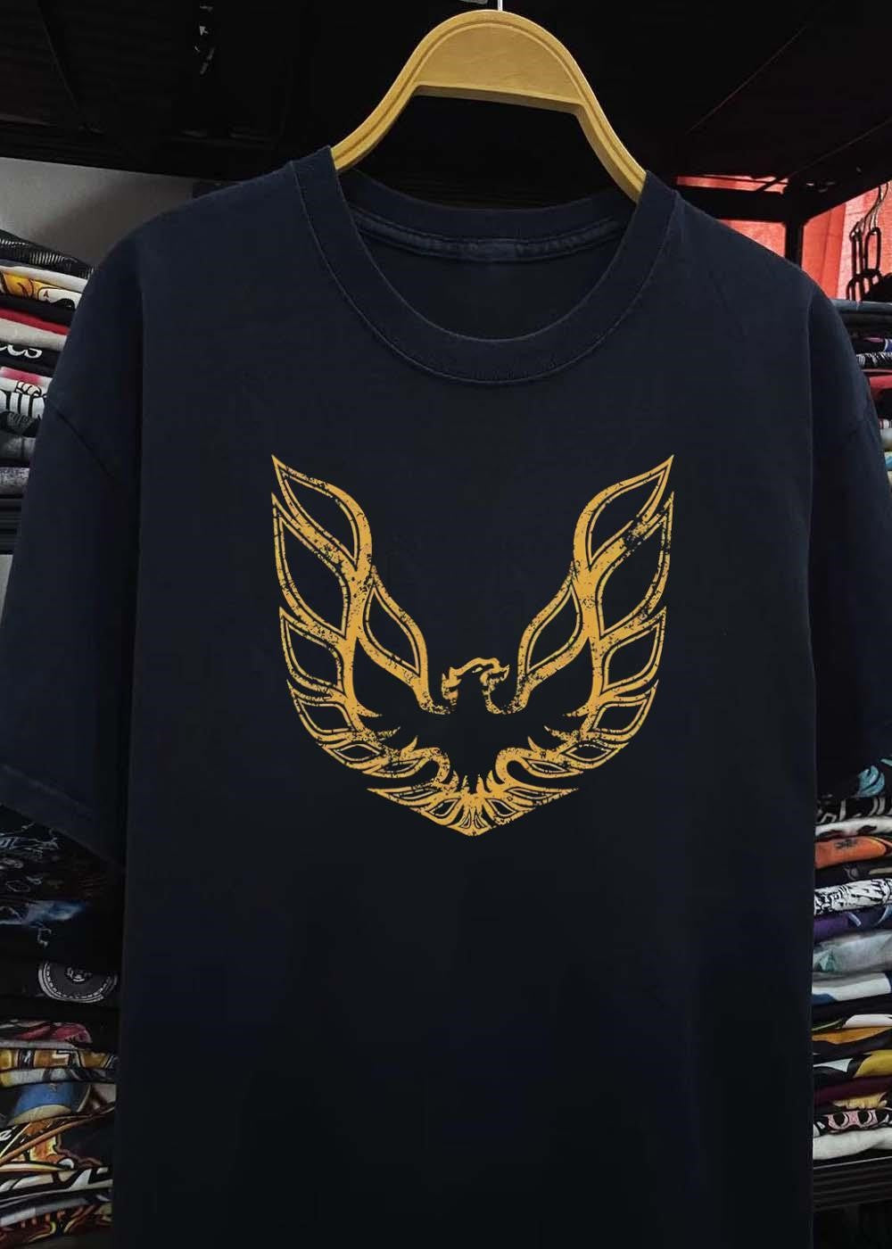 Pontiac Firebird Screaming Chicken Grunge Gold T-Shirt