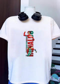 Portugal Legend Cristiano Ronaldo Celebrating Goal Red and Green T-Shirt