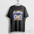 Premium 2024 2025 Back To Back Champions Los Angeles Dodgers Rings Black Shirt Sweater