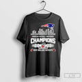 Premium 2025 26 Afc Conference Champions Ne Patriots 12 Time Player Names City Skyline
