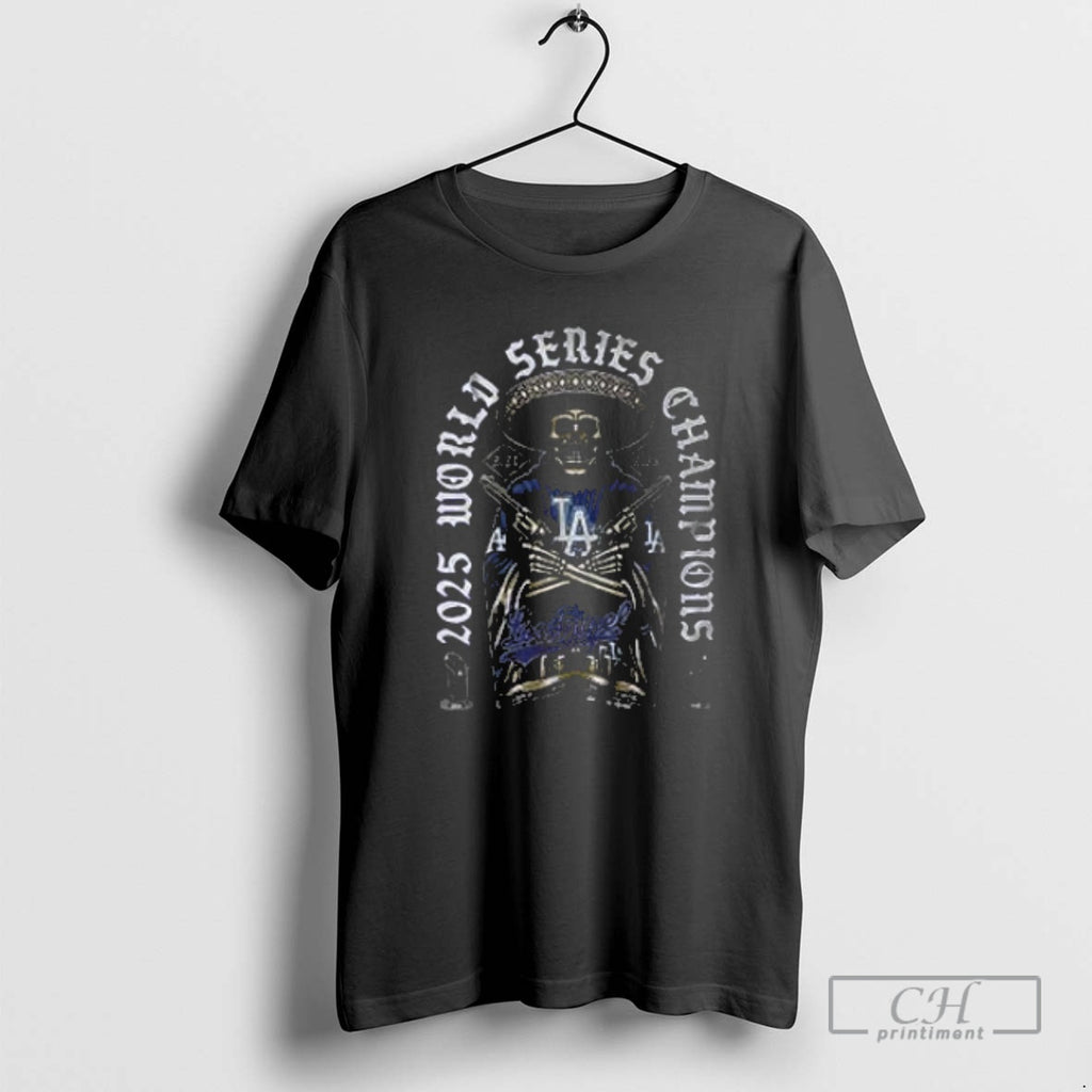 Premium 2025 Skull World Series Champions Los Angeles Dodgers Shirt Sweater