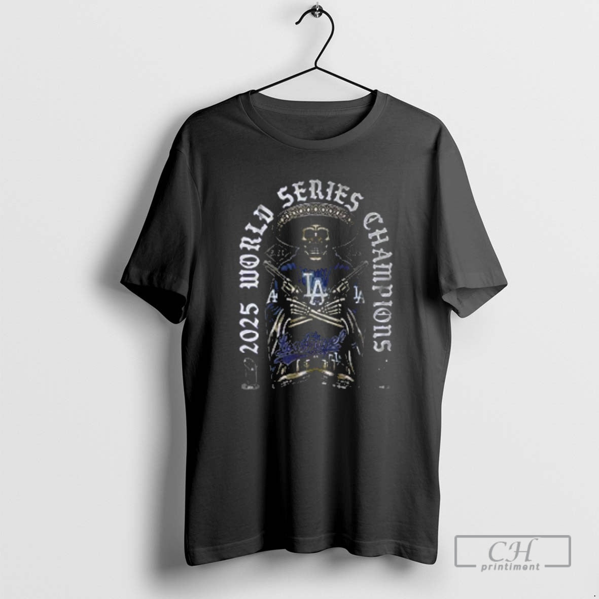 Premium 2025 Skull World Series Champions Los Angeles Dodgers Shirt Sweater
