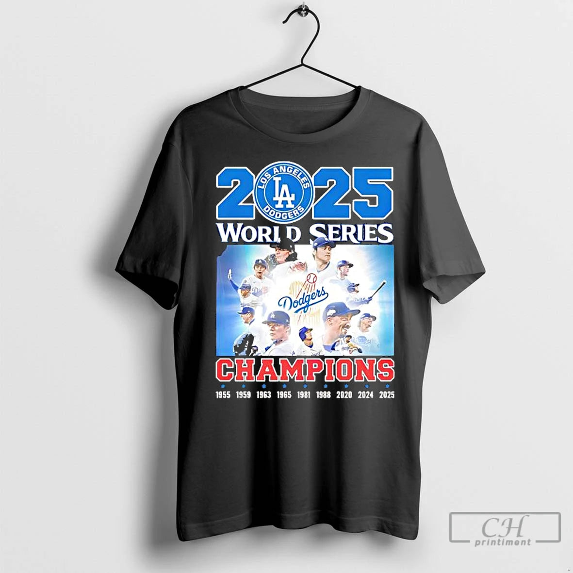 Premium 2025 World Series Champions La Dodgers Graphic