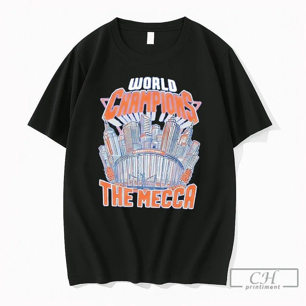 Premium 2026 Knicks World Champions The Mecca Tee Unisex , , , Long Sleeve Tee