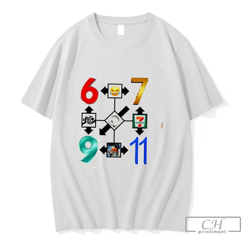 Premium 67 911 Meme Tee Unisex , , , Long Sleeve Tee