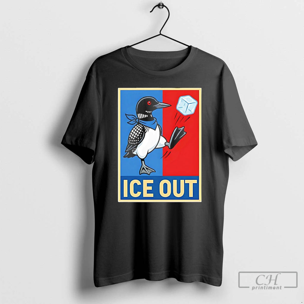 Premium Abolish Ice Loon No Ice Please Stupid Canadian Wolf Bird Hope T Shirts Sweater