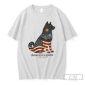 Premium Akita Dog Patriotism Americas 250th 1776 2026 American Flag Unisex , , , Long Sleeve Tee