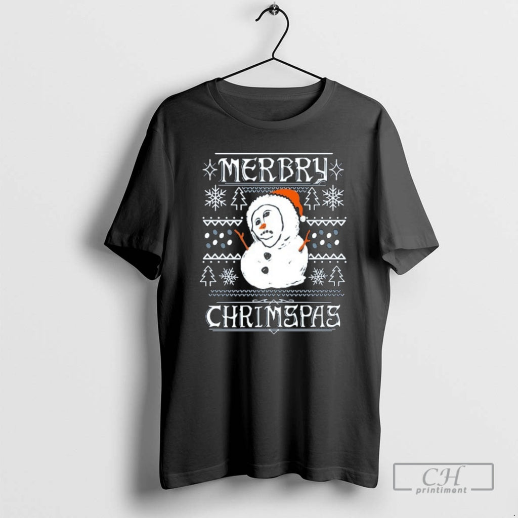 Premium Al Fresco Snowman Merry Christmas Shirt Sweater