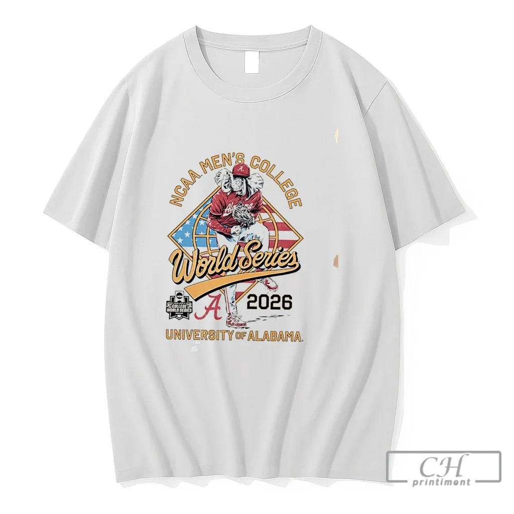Premium Alabama Baseball Ncaa Mens College World Series 2026 Tee Unisex , , , Long Sleeve Tee