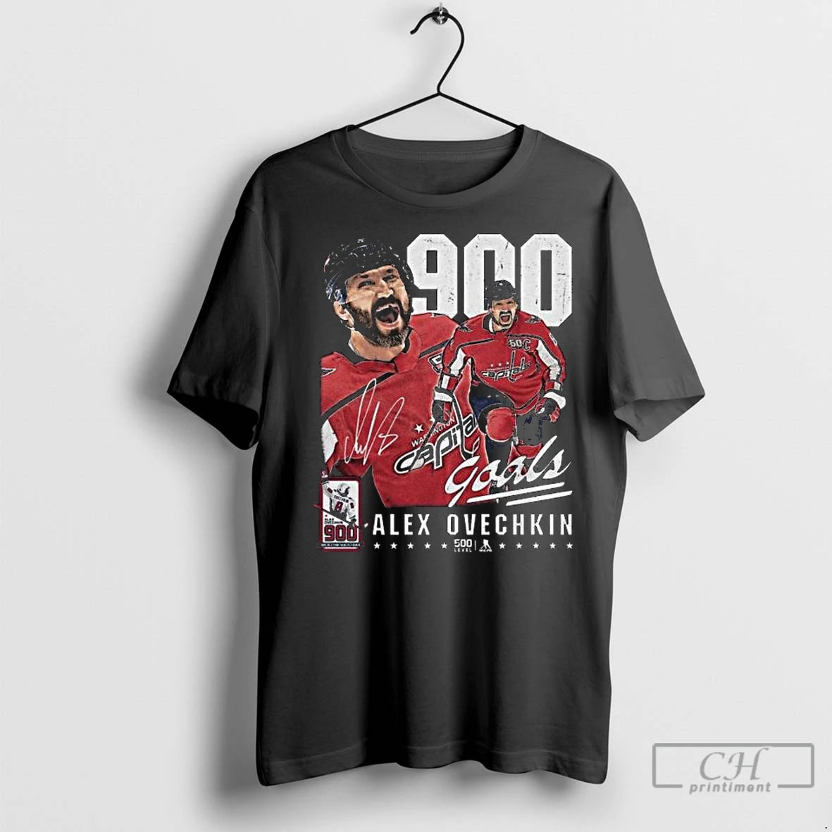 Premium Alex Ovechkin Washington Capitals 900 Goals Long Sleve
