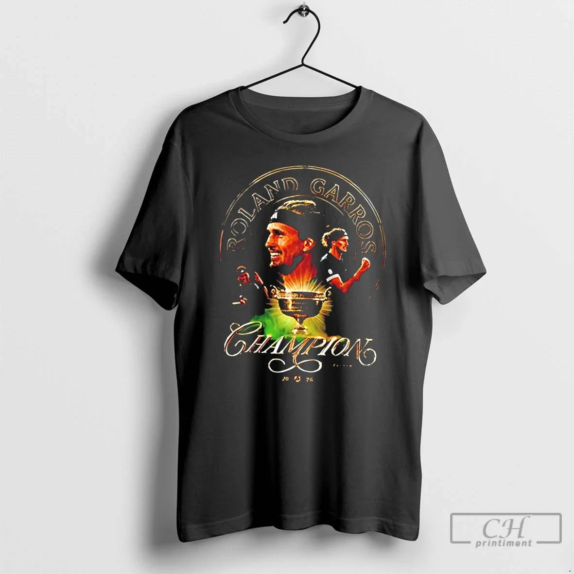 Premium Alexander Zverev 2026 Roland Garros Champions Tee Unisex , , , Long Sleeve Tee